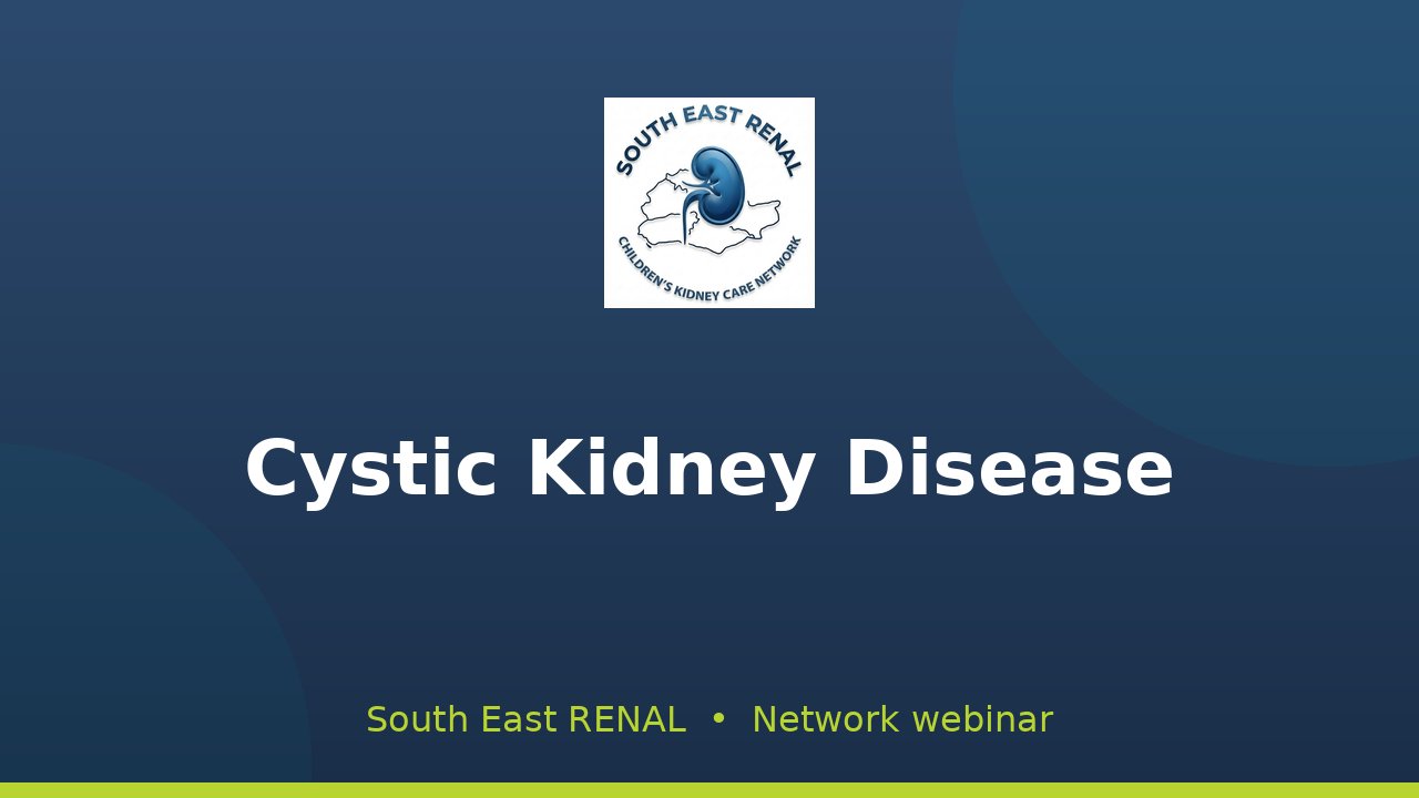 Cystic Kidney Disease in Children