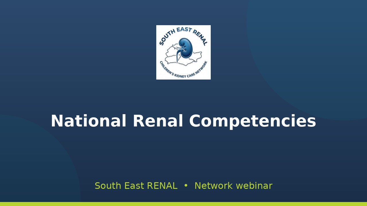 National Renal Competencies