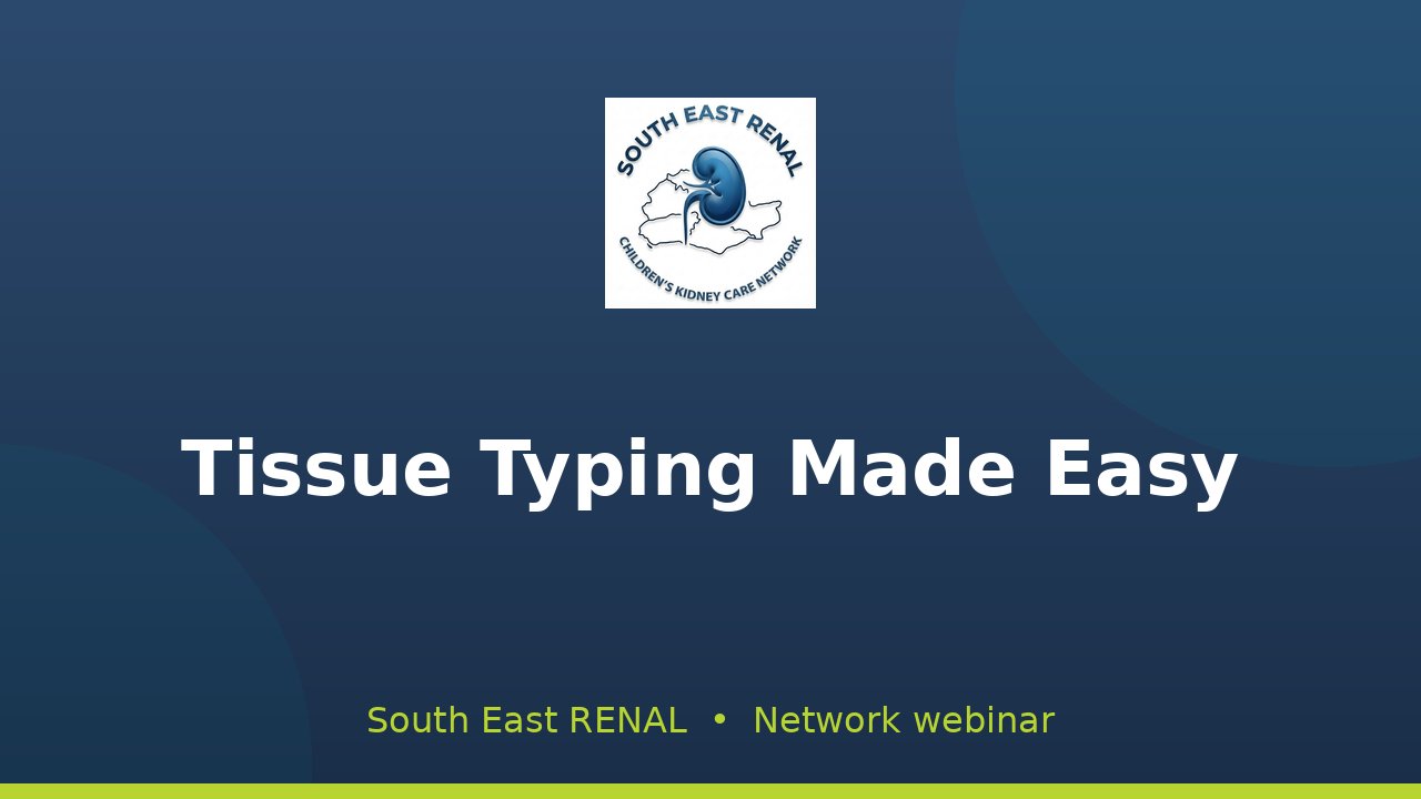 Tissue Typing Made Easy